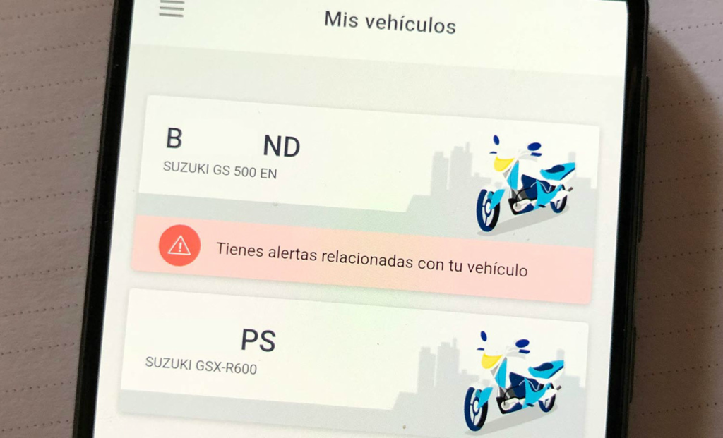 La aplicación donde llevas los documentos del coche y conductor.