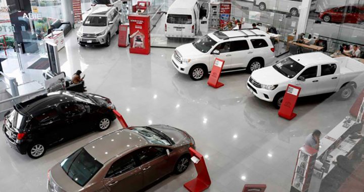 Venta de autos nuevos, con números positivos