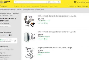 autopartes en mercado libre