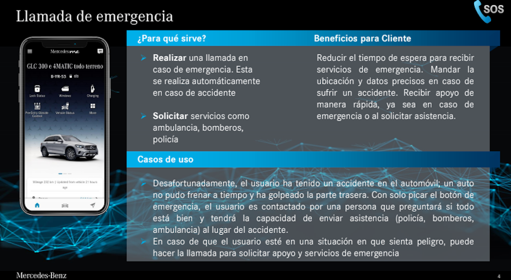 Nuevas funciones de Mercedes me 