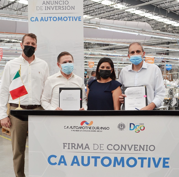 CA Automotive expande planta de producción en Durango