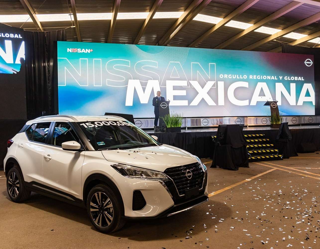 Nissan Mexicana celebra producción de 15 millones de unidades