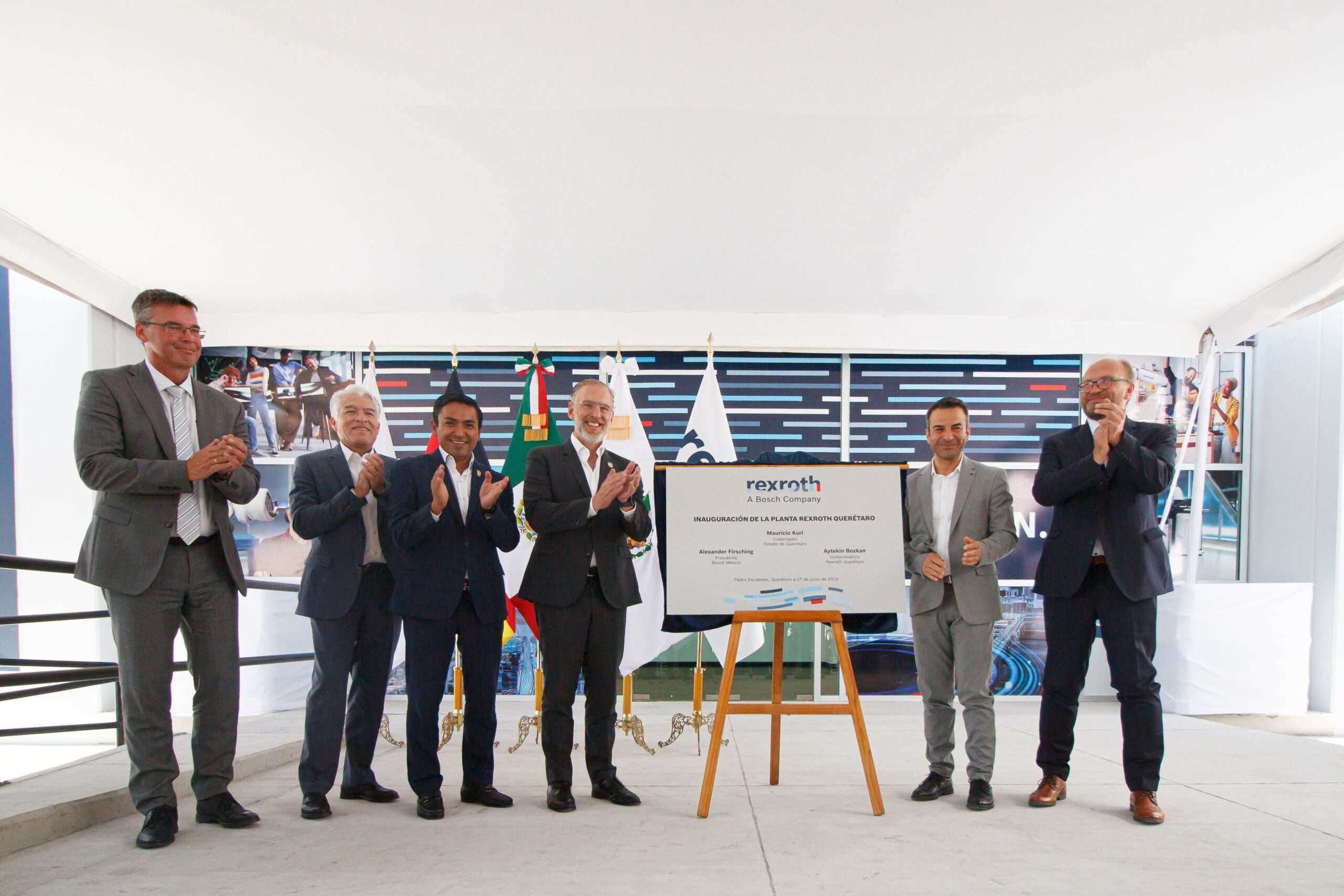 Fuente Intento alias Bosch inaugura su planta Rexroth en Querétaro - Alianza Automotriz