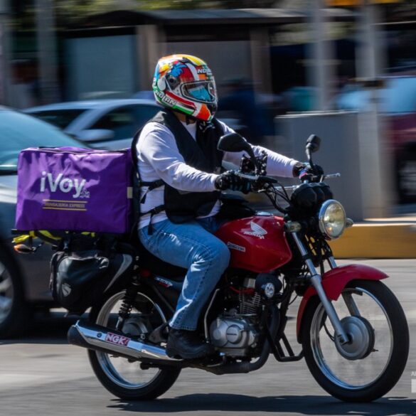 Las motocicletas son usadas como medios de trabajo.