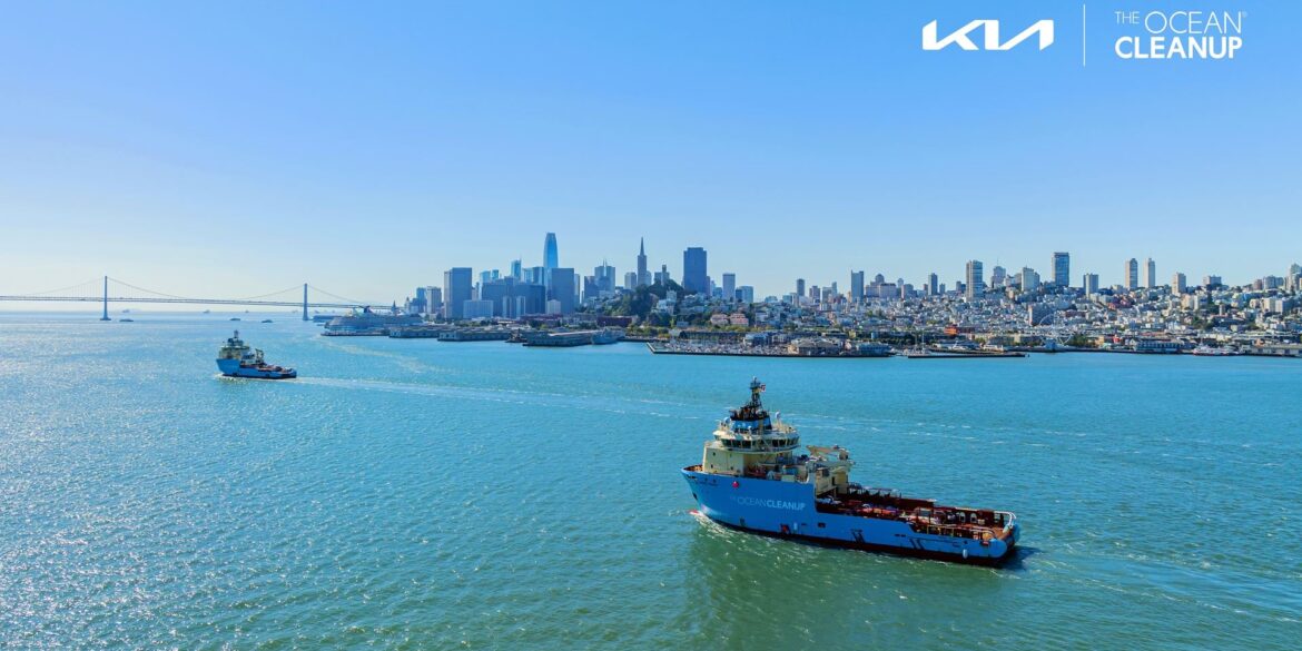 KIA colabora con Ocean Cleanup